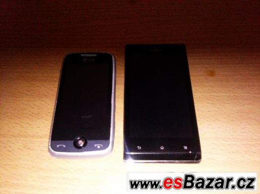 lg gs290,sony xperia st26i – fotografie 1