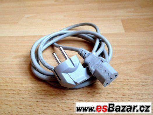 Napájecí síťový kabel na PC – fotografie 1