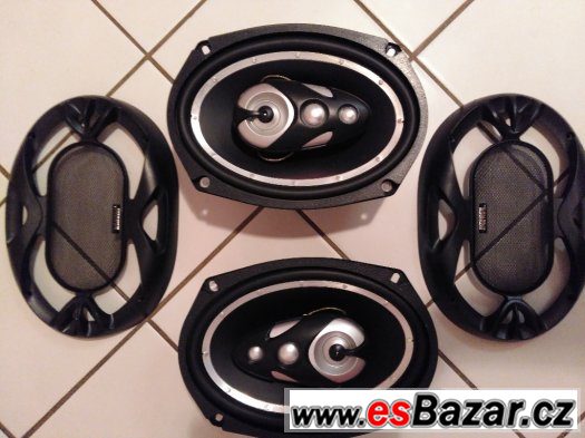 Prodám oválné reproduktory CRUNCH BMX 250W – fotografie 1
