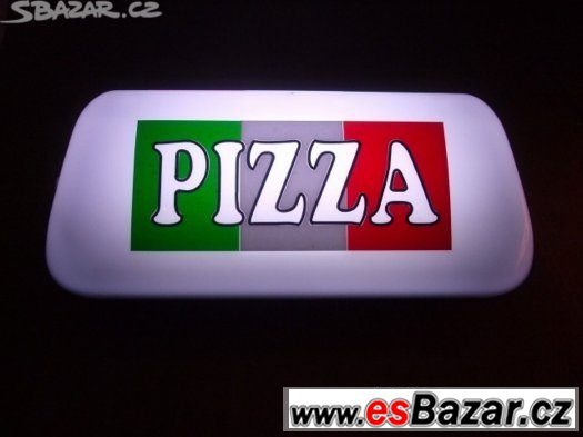 Transparent PIZZA ITALIA , magnetický, 12V , barva bílá – fotografie 1