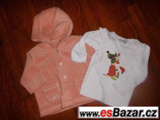 Kabatek+tricko vel.0-3m. – fotografie 1