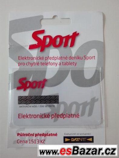 Sport předplatné na celý rok v hodnotě 1500kč – fotografie 1