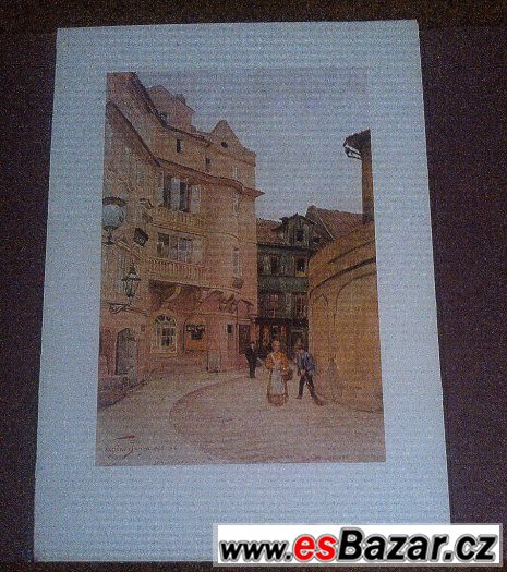 Stará Praha v akvarelech Václava Jansy – fotografie 2