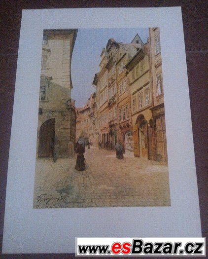 Stará Praha v akvarelech Václava Jansy – fotografie 4