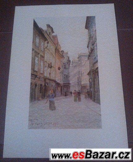 Stará Praha v akvarelech Václava Jansy – fotografie 5