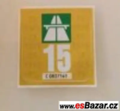 ŠVÝCARSKÁ dálniční známka 2015 roční