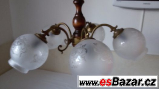 Koupím tyto širmy-stínítka,případně celý lustr. – fotografie 1