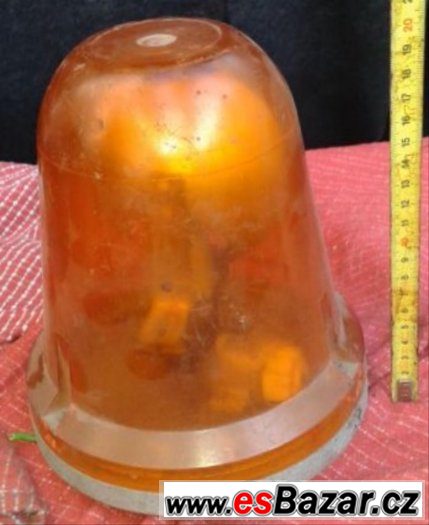 Majak FER RUHLA DDR 2x oranžový jeden je nevýdaný plast kryt – fotografie 2