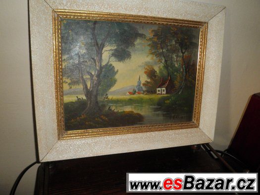 OBRAZ - OLEJ NA PLÁTNĚ - 41x51 cm – fotografie 3