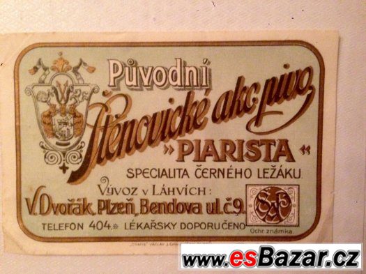 Pivní etikety do roku 1948 – fotografie 2