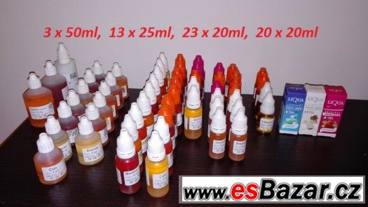 E-cigareta + náhradní díly, Liquid náplň 1135ml za 2,-Kč/1ml – fotografie 1