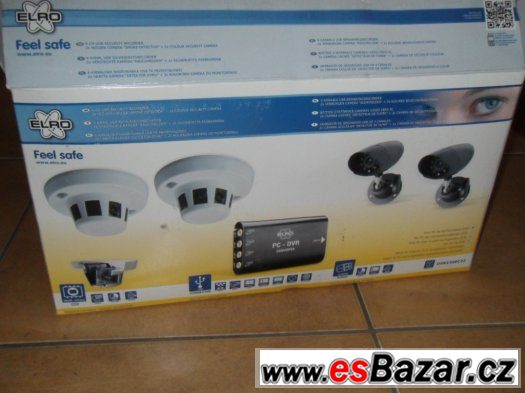4 kanálový monitorovací systém ELRO, 4 kamery – fotografie 2