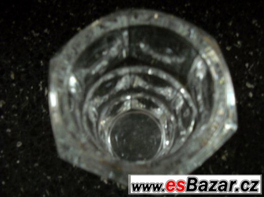 Křištálová skvostná váza znač.Elements, výška 18cm, váha 1,3 – fotografie 3