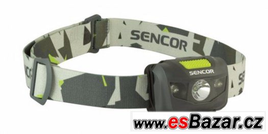 SENCOR SLL 55 GREY Všestranná stylová čelovka – fotografie 1