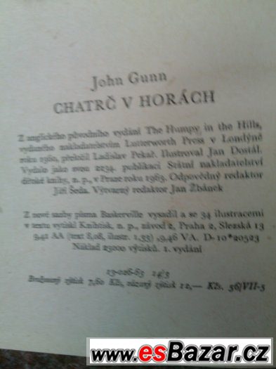 Chatrč v horách, John Gunn – fotografie 2