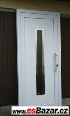 DVEŘE VCHODOVÉ PLASTOVÉ 100x210 "obdélník" bez madla