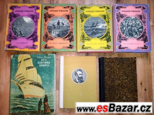 Knihy Jules Verne – fotografie 1