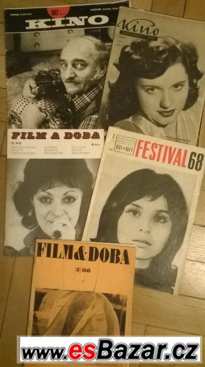 FILMOVÉ STARÉ ČASOPISY-5 ks – fotografie 1