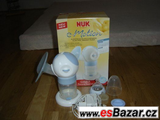 elektrická prsní pumpa nuk e-motion – fotografie 1