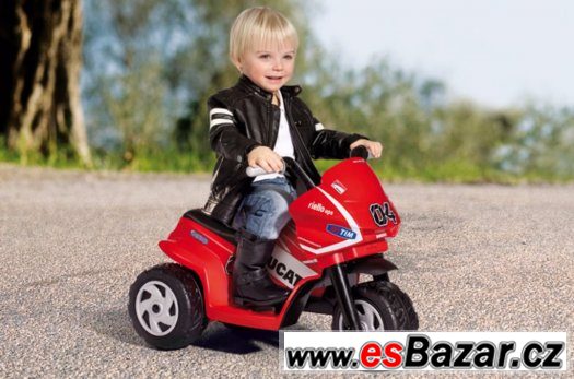 Úplně nová elektrická tříkolka zn. Peg-Perego model:Ducati – fotografie 1