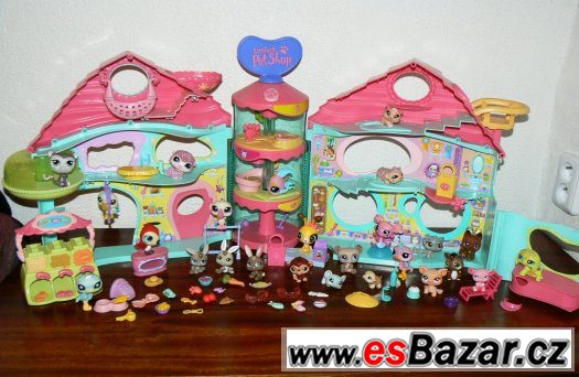 LPS, Littlest pet shop domek se zvířátky a doplňky – fotografie 2