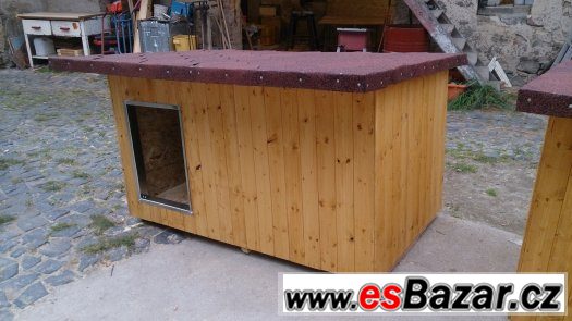 Zateplená psí bouda MIDDLE02  (140x85x85) – fotografie 2