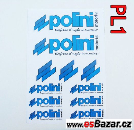 polepy samolepky na skútry Gilera, Aprilia, Polini a další – fotografie 3