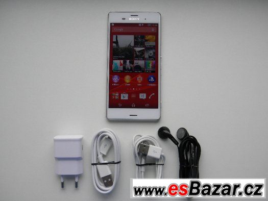 SONY XPERIA Z3 16GB White - ZÁRUKA - PĚKNÝ STAV – fotografie 1