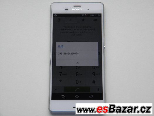 SONY XPERIA Z3 16GB White - ZÁRUKA - PĚKNÝ STAV – fotografie 2