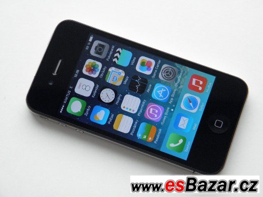 APPLE iPhone 4 16GB Black + příslušenství - ZÁRUKA – fotografie 3