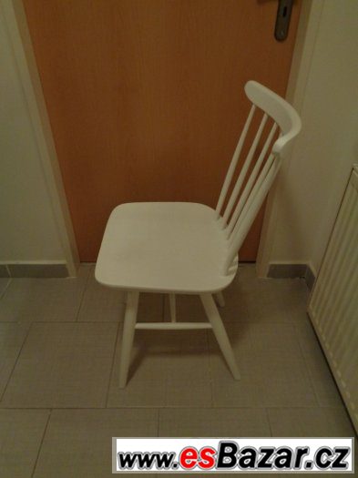 židle ton po renovaci bílá – fotografie 2