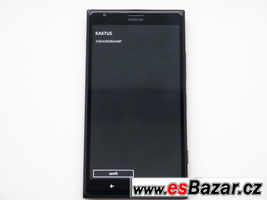 NOKIA Lumia 1520 32GB Black - PĚKNÝ STAV – fotografie 2
