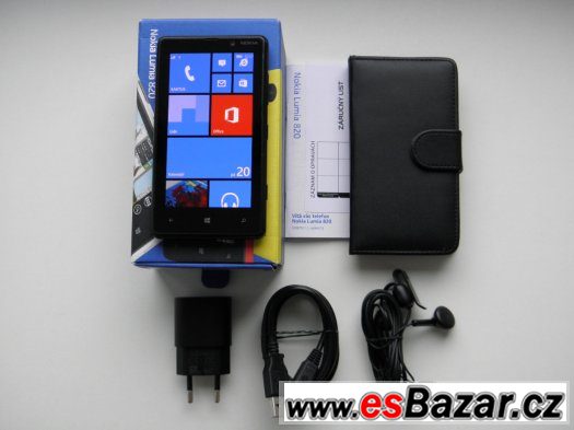 NOKIA Lumia 820 8GB Black - KOMPLETNÍ - ZÁRUKA – fotografie 1