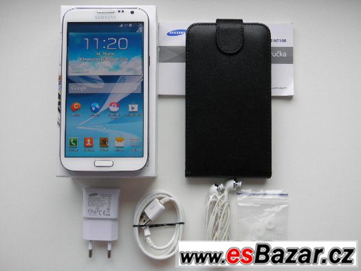 SAMSUNG GALAXY Note 2 GT-N7100 16GB White -KOMPLET – fotografie 1