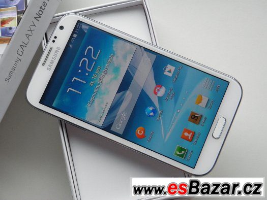 SAMSUNG GALAXY Note 2 GT-N7100 16GB White -KOMPLET – fotografie 3
