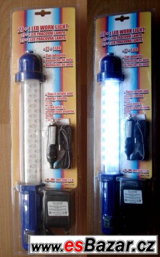 Montážní AKU lampa do auta 27+1 LED nová.záruka – fotografie 1