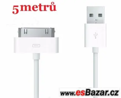 Datový kabel Iphone, Ipod 5metrů