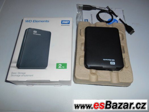 Western Digital Portable 2TB, USB 3.0, 2.5" externí (nový) – fotografie 1