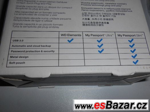 Western Digital Portable 2TB, USB 3.0, 2.5" externí (nový) – fotografie 3