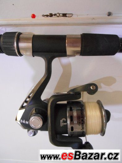 Prut STELLPOWER LITE SEABASS+Naviják D.A.M Fighter Pro 130FD – fotografie 2