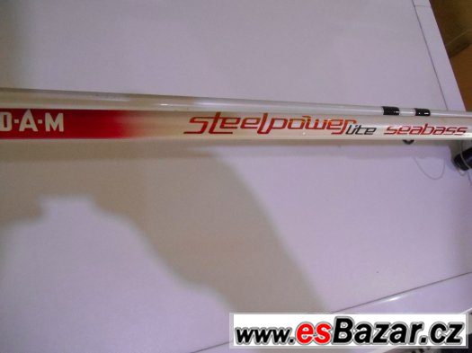Prut STELLPOWER LITE SEABASS+Naviják D.A.M Fighter Pro 130FD – fotografie 5