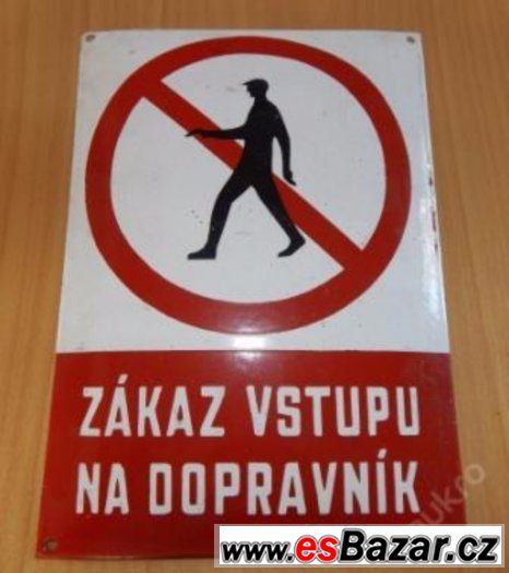 cedule bezpečnostní plast smalt papir umakart atd.. – fotografie 5