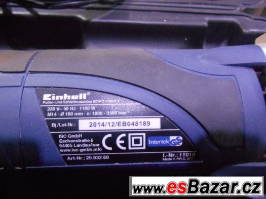 Autoleštička Einhell BT-PO 1100/1 E – fotografie 3