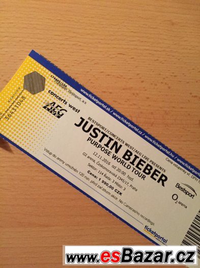 Justin Bieber Praha – fotografie 1
