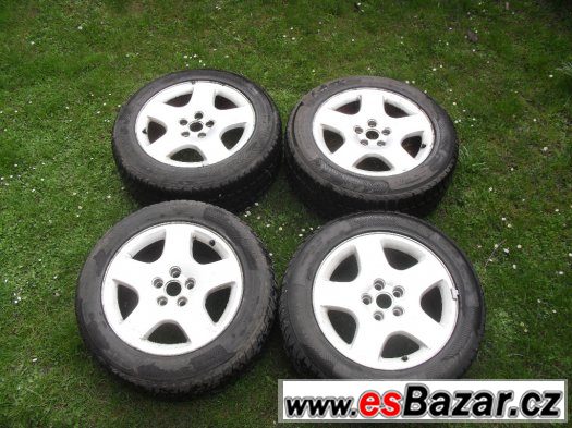 alu kola AUDI 17, 5x112,AUDI,VW,ŠKODA,  zimní pneu 235/55/17 – fotografie 1