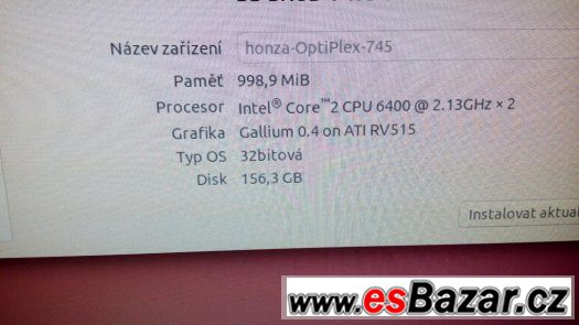 dell optilex 745 dvoujádro  2x 2,13ghz 160 disk 1gb ram – fotografie 4