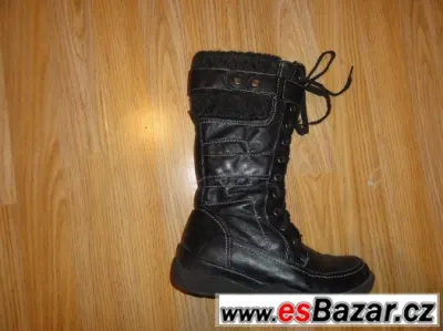 Prodám kozačky s kožíškem vel 37
