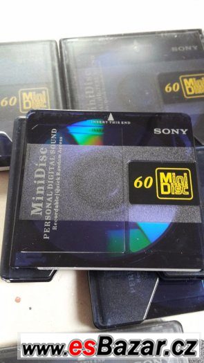 Sony Minidisky Blue - 5ks minidisc – fotografie 1