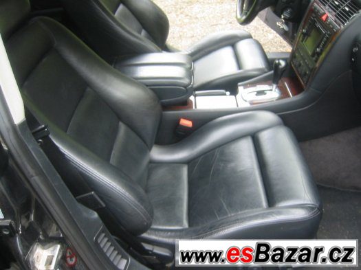 AUDI A8,S8 D2 - sedačky RECARO černá kůže 2002 – fotografie 1