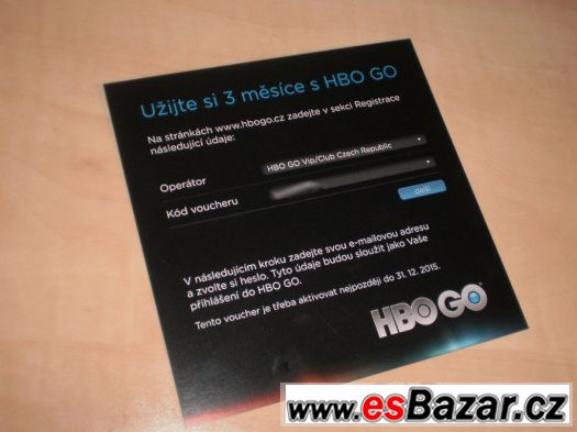 VÁNOČNÍ DÁREK HBO GO voucher na 3 měsíce – fotografie 1